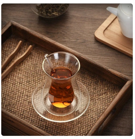 Double Wall Glass Tea Cup