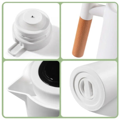 1L/34oz Thermal Kettle WHITE