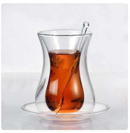Double Wall Glass Tea Cup