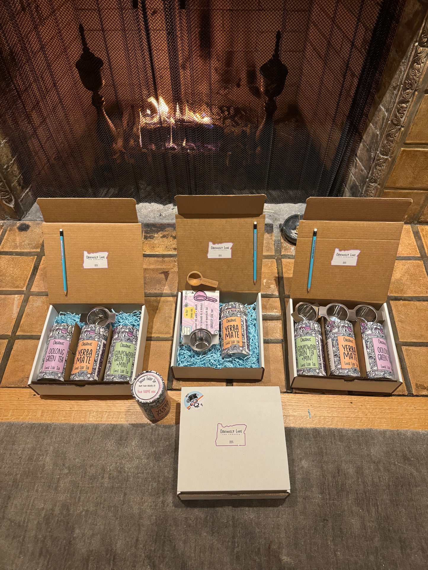 Gift Box - Three teas- One strainer