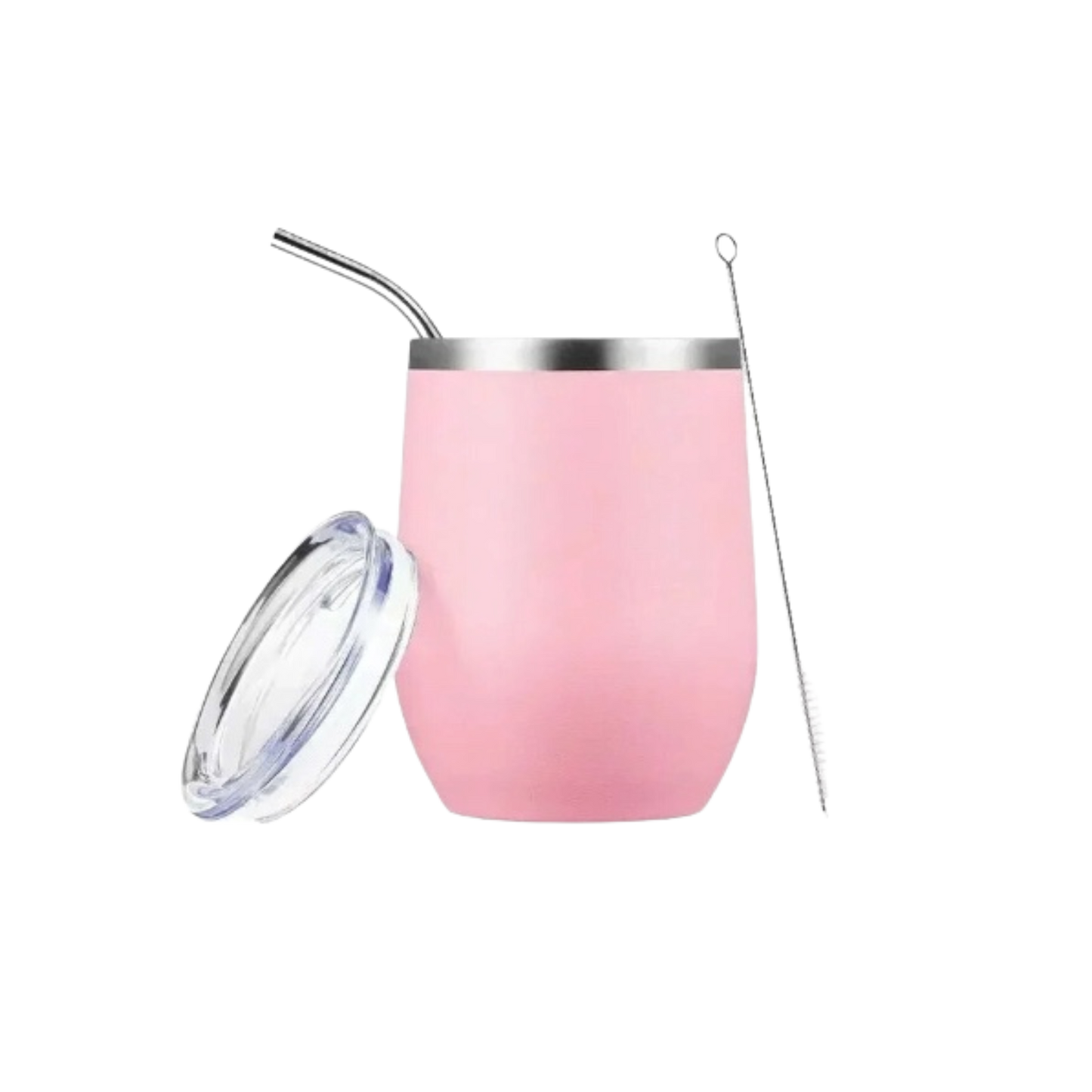 Bombilla Yerba Mate Gourd Set - PINK
