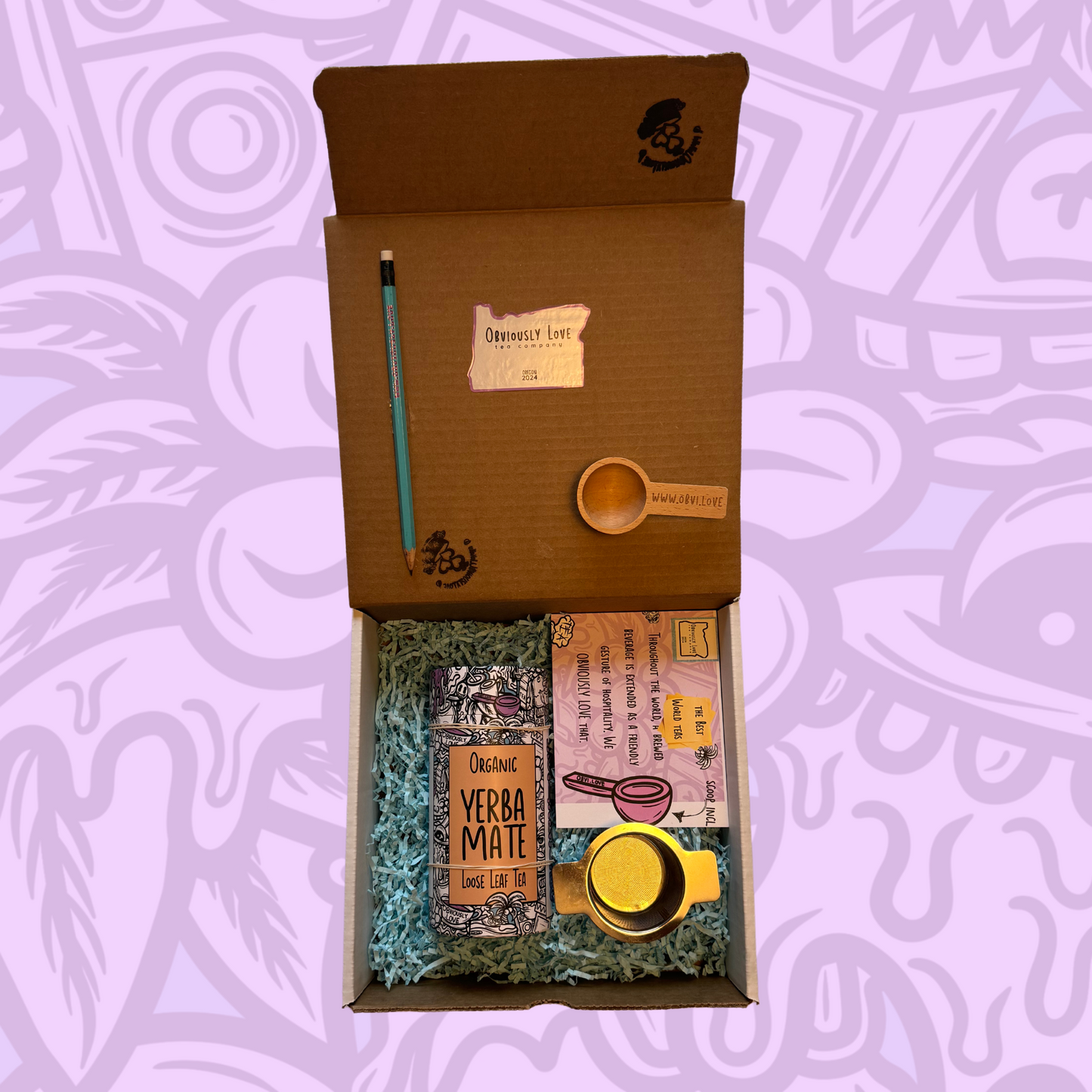 Gift Box - Yerba Mate + Strainer